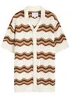 Raith Primavera Wave Crochet Knit Shirt
