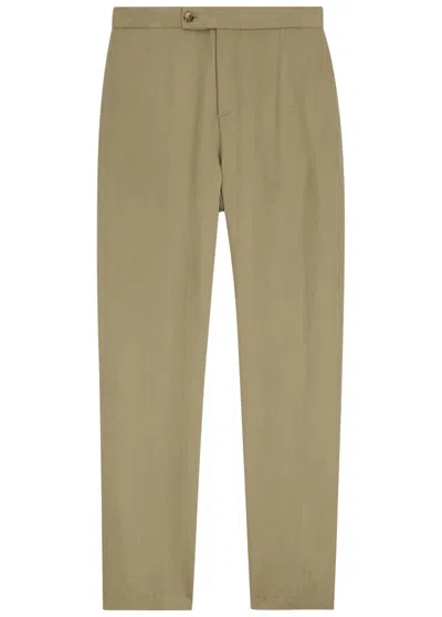 Raith Sergio Tapered-leg Trousers In Green