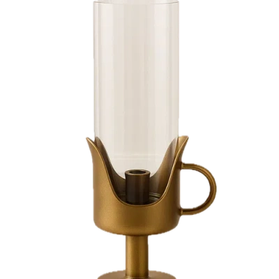Raiz Studio Halo Hurricane Holder In Gold