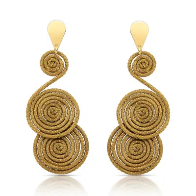 Raízes Women's Gold Aurelia Earrings