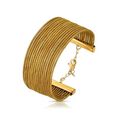Raízes Women's Gold Christi Bracelet