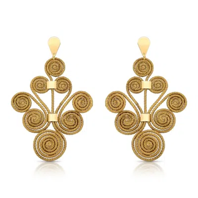 Raízes Women's Gold Hera Earrings