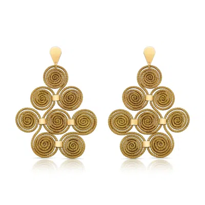 Raízes Women's Gold Iemanjá Bare Earrings