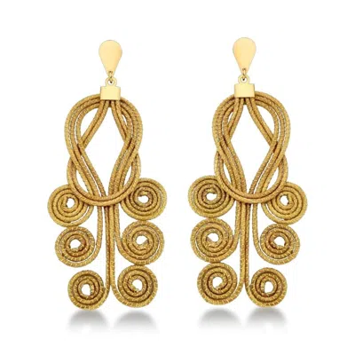 Raízes Women's Gold Oshun Earrings