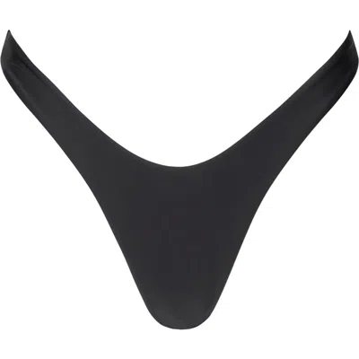 Raj Swim Vitals Chelsea Scoop Bikini Bottom In Black