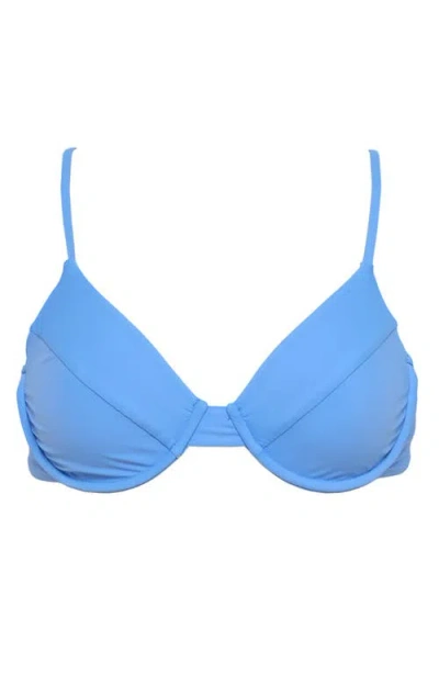 Raj Swim Vitals Nova Underwire Bikini Top In Blue