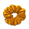 Rakhsh Rakhshi Women's Gold / Orange Oversized Honey Harvest Silk Plush Scrunchie In Golden Marigold In Multi