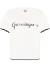 Rakkì Grossinger's T-shirt In Knitted Cotton In Blue