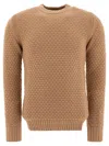 Rakkì Rakki Brown Merino Wool Knitwear In Brown