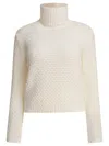 Rakkì Rakki White Merino Wool Knitwear In White