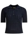 Rakkì Rakki Blue Cotton Polo Shirt In Blue