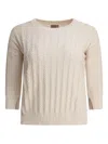 Rakkì Crewneck Knit Sweater In Neutral