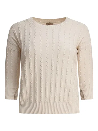 RAKKÌ CABLE-KNIT COTTON SWEATER