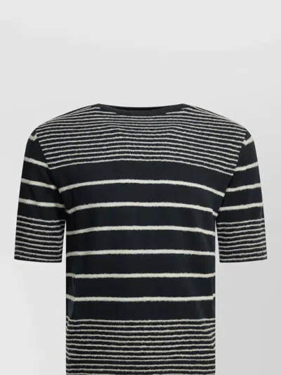 Rakkì Chenille Boat Neck Sweater In Black
