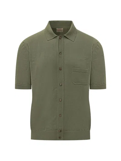Rakkì Chest-pocket Shirt In Green