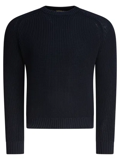 Rakkì Rakki Cotton Blue Knitwear In Black