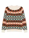 Rakki' Geometric Pattern Knit Sweater In Multi