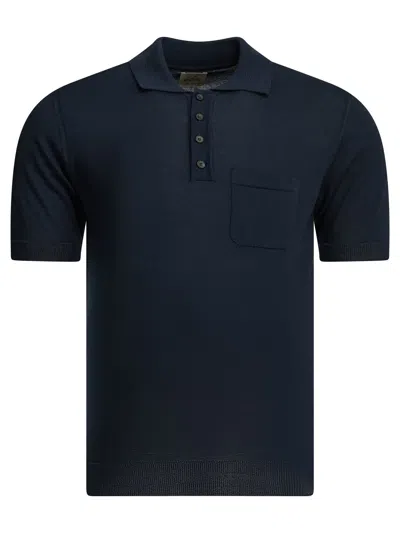 Rakkì "jfk" Polo Shirt In Blue