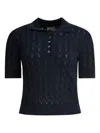 Rakkì Rakki Blue Cotton Polo Shirt In Blue