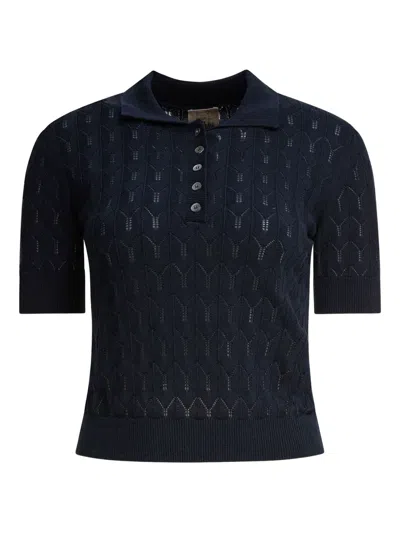 RAKKÌ KNITTED POLO TOP