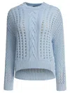 Rakkì Rakki Cotton Light Blue Knitwear In Blue