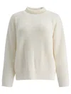 Rakkì Merino Wool Turtleneck Knitwear In Neutral