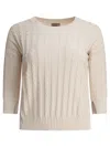 Rakkì Crewneck Knit Sweater In Brown