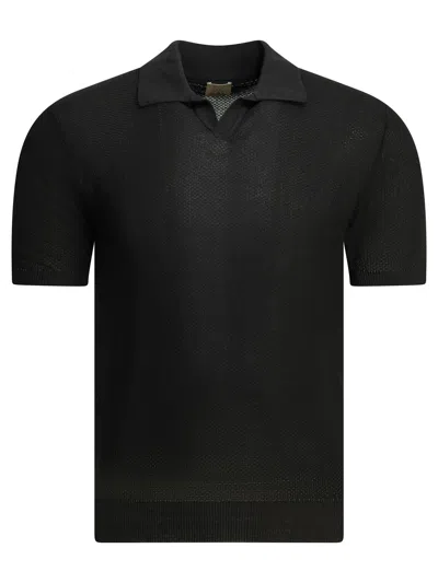 Rakkì "marlon Brando" Polo Shirt In Black