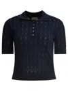 Rakkì Rakki Blue Cotton Polo Shirt In Blue