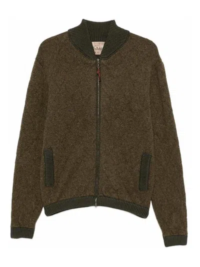 Rakkì Quilted Jacket With Zip In Green