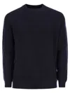Rakki' Rebel Crew Neck Sweater In Blue