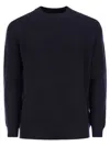 Rakki' Rebel Crew Neck Sweater In Blue