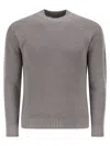 Rakki' Rebel Crew Neck Sweater In Gray