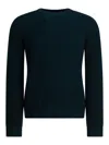 Rakkì Ribbed Crew-neck Sweater In Green