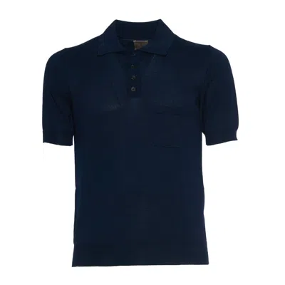 Rakki' Regular Fit Polo With Button Closure In Blue