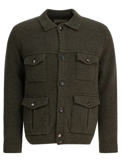 Rakkì "robert Deniro" Cardigan In Green