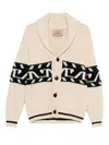 Rakkì Shawl-collar Patterned Cardigan
