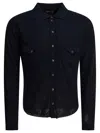 Rakkì Wear Man Shirt Navy Size 44 Mako Cotton