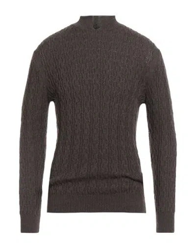 Rakkì Wear Man Sweater Dark Brown Size 44 Merino Wool