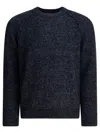 Rakkì Rakki Wool Crew Neck Sweater In Blue