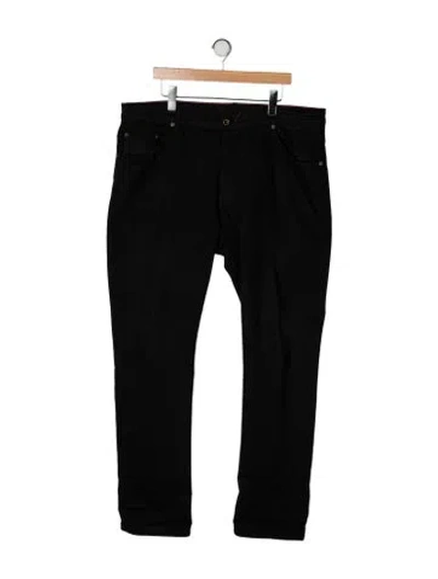 Pre-owned Raleigh Denim Skinny Jeans In Black