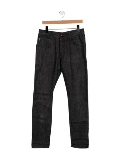 Pre-owned Raleigh Denim Skinny Jeans In Black