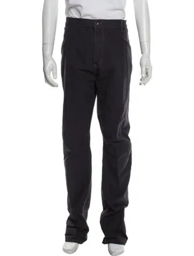 Pre-owned Raleigh Denim Straight-leg Jeans In Gray