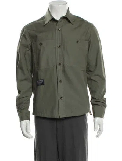 Pre-owned Raleigh Denim Utility Jacket In Green