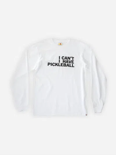 Rally Club Men's Long Sleeve Graphic T Shirt In White
