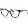Ralph 49mm Phantos Optical Glasses In Brown