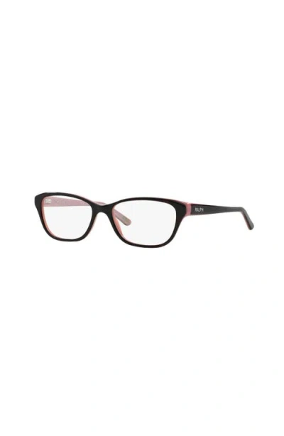 Ralph 52mm Cat Eye Optical Glasses In Black