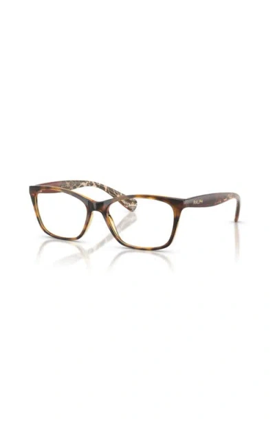 Ralph 52mm Cat Eye Optical Glasses In Brown