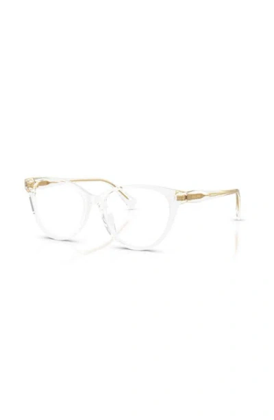 Ralph 53mm Butterfly Optical Glasses In Transparent
