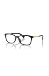 Ralph 53mm Rectangle Optical Glasses In Black